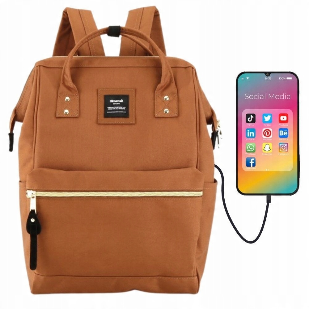Viacúčelový mestský dámsky batoh Himawari s priestorom na laptop